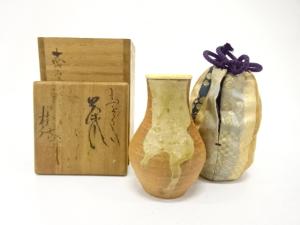 信楽焼　今井桂秋造　鶴首　茶入